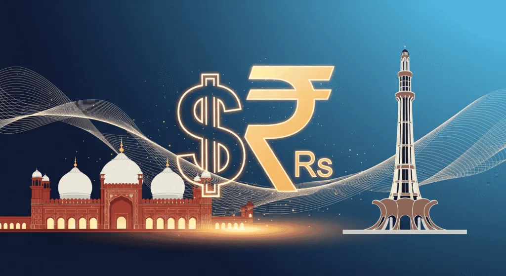 USD to PKR currency converter with live Pakistani rupee exchange rates in Pakistan