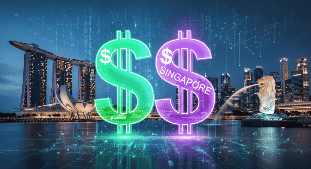 USD to SGD currency converter with live Singapore dollar exchange rates